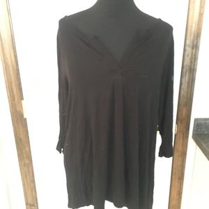 Black stretchy blouse